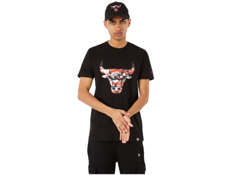 Camiseta de Hombre NEW ERA Corta Nba Seasonal Infill Negro (XL)