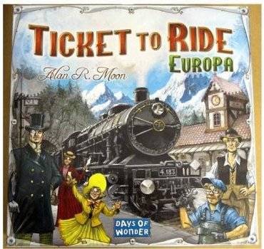 Juego de Mesa GIOCHI UNITI Ticket To Ride Europa (Edad Mínima: 8)