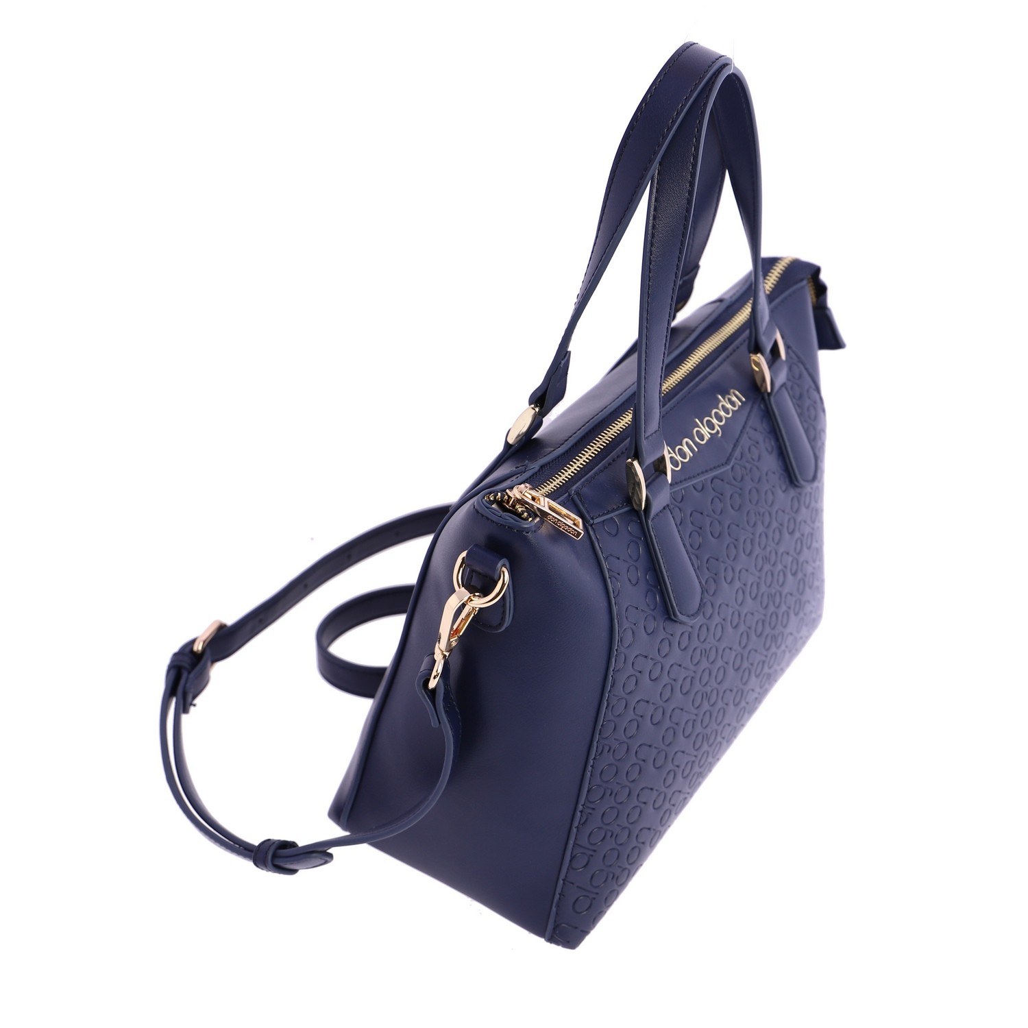 Mujer Bolso De mano 30ancho x 13fondo 21alto cm don algodon azul