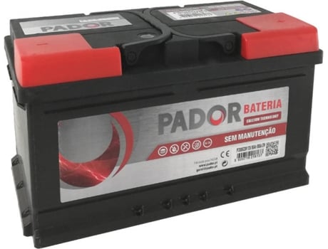 Baterías de Coche PADOR Calcium Technology +30% (85 A -12 V -85 Ah)