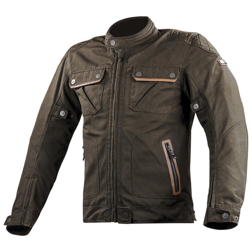 Abrigo para Hombre LS2 Bullet Man Jacket Brown (Talla: M)