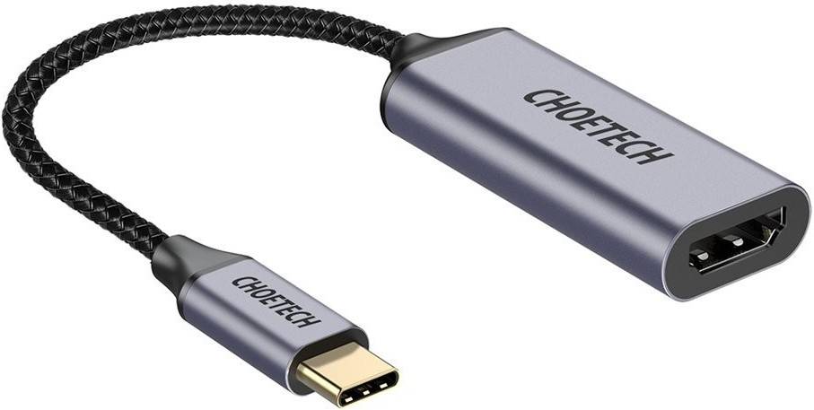 Cable CHOETECH Coaxial (USB-C - 20C m - Gris)