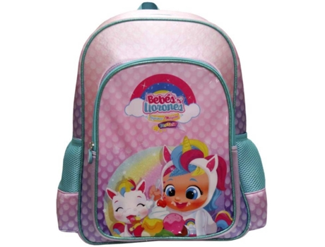 Mc02cr Mochila 35 cm con bolsillo frontal llorones dreamy rosa bebes 38x32x16