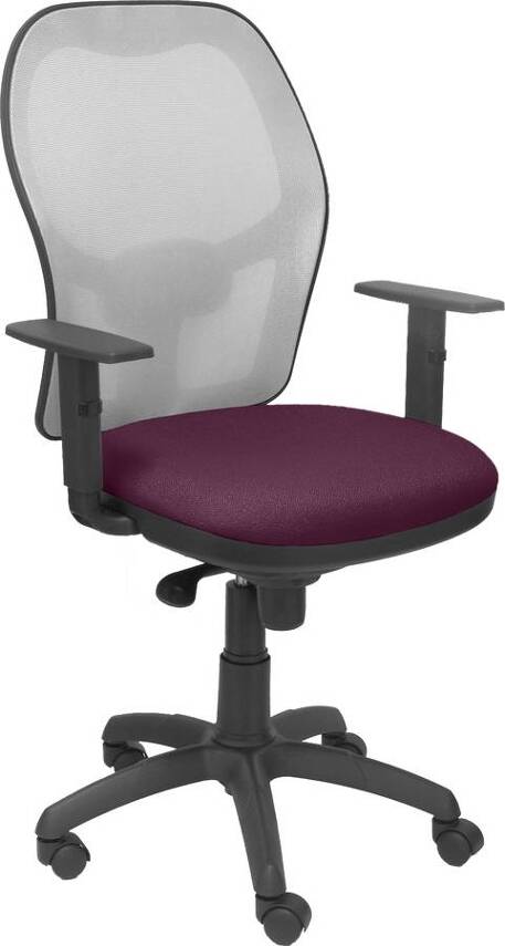 Silla de Escritorio Operativa PYC Jorquera Morado GR (Brazos Ajustables - Malla)