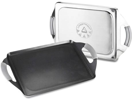 Plancha De Asar magefesa prisma asador 41cm acero antiadherente apto todos fuegosespecial 01pxgrpri41 modelo 41 multicolor teppanyaki negro inoxidable 41x27cm