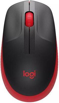 Ratón LOGITECH M190  (Inalámbrico - Casual - 1000 dpi - Rojo)