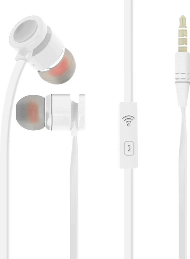 Auriculares Jack 35mm cable 12m inkax blanco con hfep06wh ear