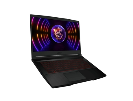 Portátil Notebook MSI Gaming Thin Gf63 12Udx-495Xpl Preto Vermelho 512 Gb Ssd 8 Gb Ram 15,6 Qwerty Us Intel Core I5