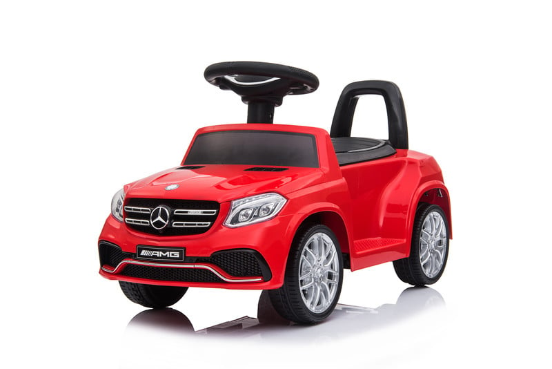 Devessport Coche Para niños mando control remoto mercedes gls63 rojo teledirigido batería benz infantil 6v harley bella 63