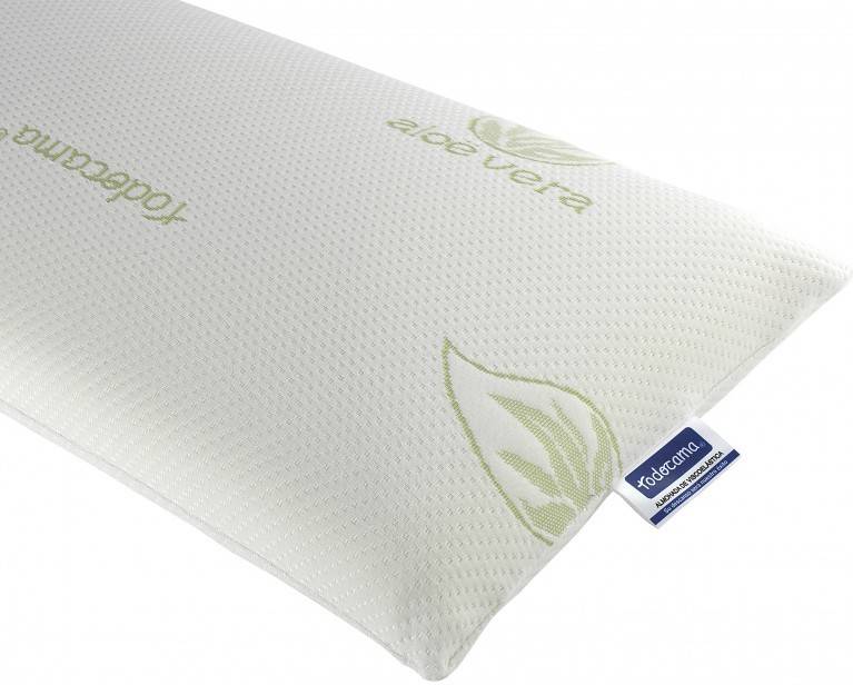 Todocama Almohada Compacto. doble funda con cremallera. tejido aloe vera plus. termorregulable adapta 120