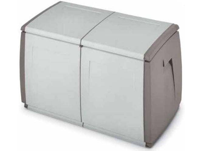 Terry Out Box 97 baul multifuncional con capacidad 240 litros. se puede utilizar en ambientes internos y externos. dispone dos ruedas que facilitan su desplazamiento gris lt caja 97x54cm 240l