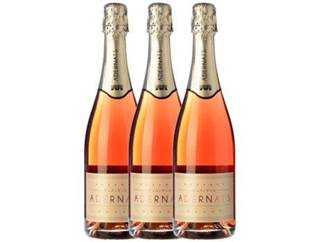 Espumante ADERNATS Adernats Rosat Trepat Brut Cava Reserva (0.75 L - 3 unidades)