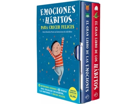 Estuche Regalo Emociones y para crecer felices tapa dura libro de maría español