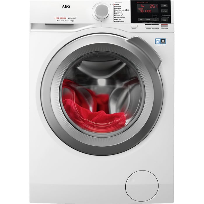 Lavadora AEG L6FBG944 (9 kg - 1400 rpm - Blanco)