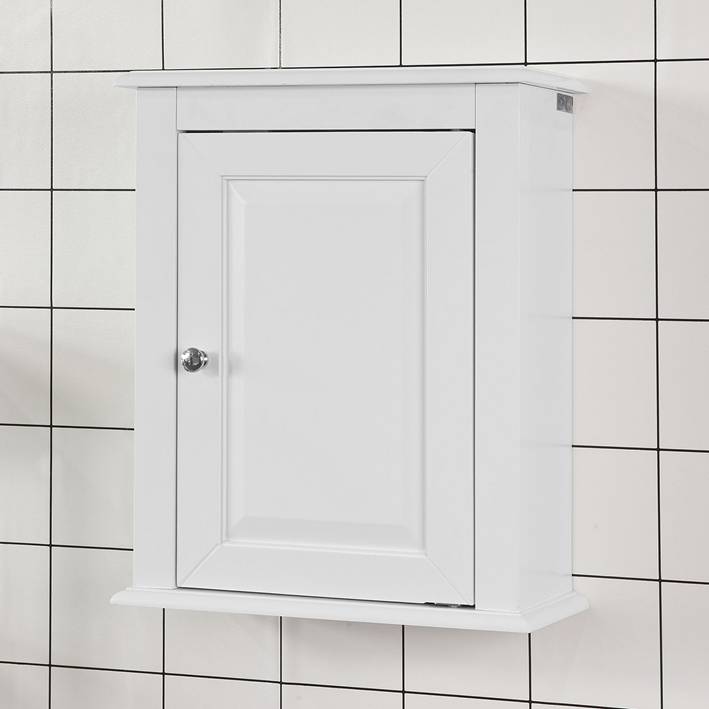 Armario Colgante de Baño SOBUY FRG203-W (MDF - 40x18x49 cm)