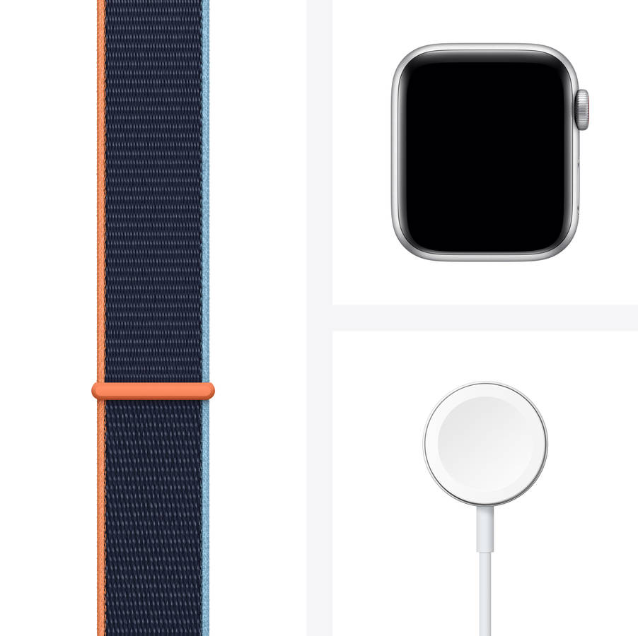 APPLE Watch SE GPS+Cellular 40mm plata, azul loop