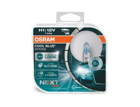 Kit 2 Lámparas H1 12V55W Cool Blue Intense® Next Gen Hcb OSRAM