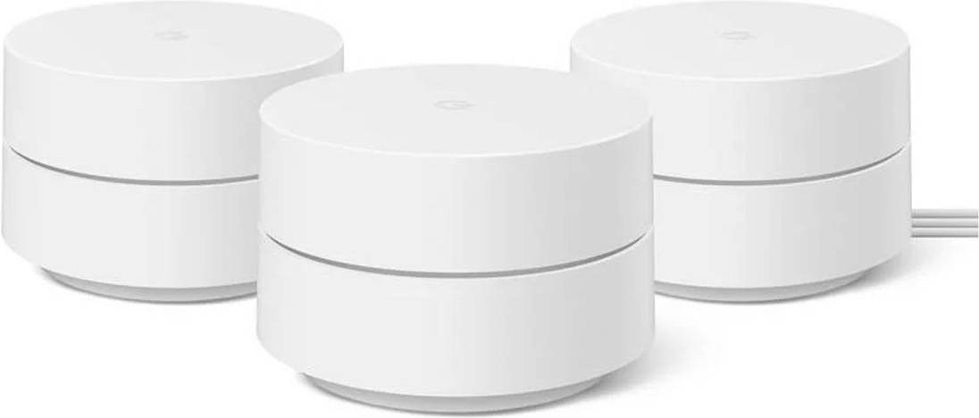 Sistema Mesh GOOGLE Nest Wi-Fi 2021 (AC1200 - Pack 3)