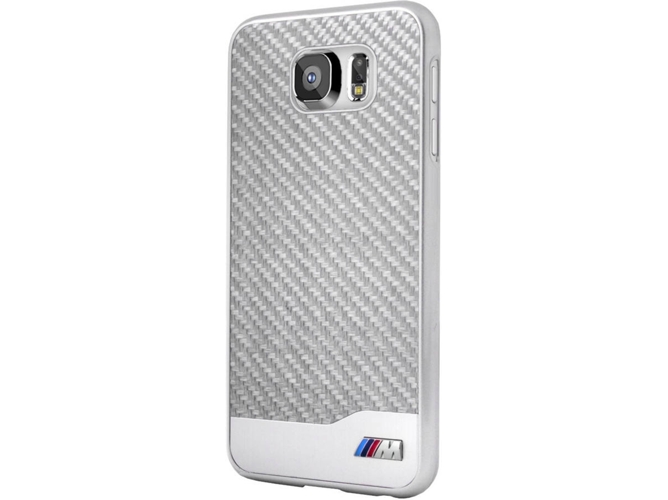 Carcasa Samsung Galaxy S6 BMW BMHCS6MDCS Plateado