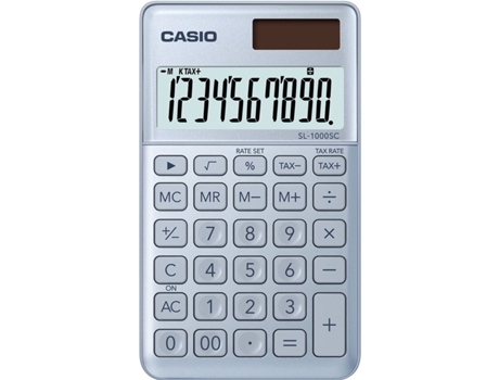 Calculadora CASIO SL-1000SC Negro Metal