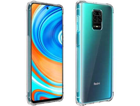 Carcasa Xiaomi Redmi Note 9S AVIZAR TPBUMP-CL-NT9S Transparente