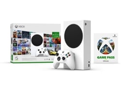 MICROSOFT Consola Xbox Series S (512 GB) + Game Pass Ultimate 3 Meses (Formato Digital)