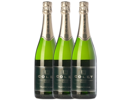 Espumante COLET Colet Tradicional Extra Brut Penedès (0.75 L - 3 unidades)