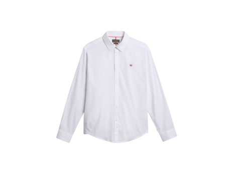 Camisa de Hombre NAPAPIJRI Graie Blanco (S)