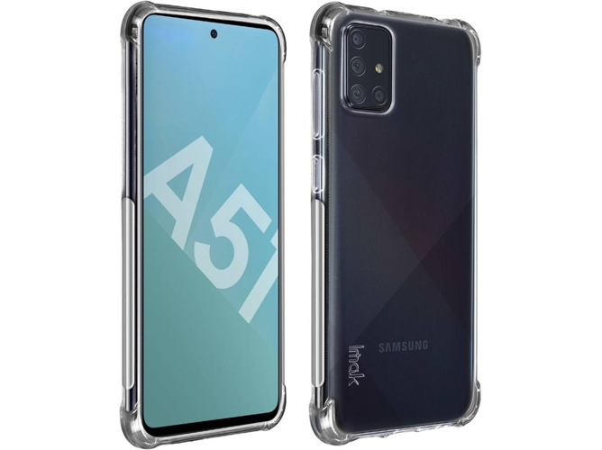 Carcasa y Protector de Pantalla Samsung Galaxy A51 IMAK Silicona Transparente