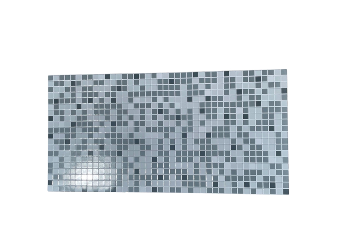 Revestimiento pared pvc Mosaico gris 