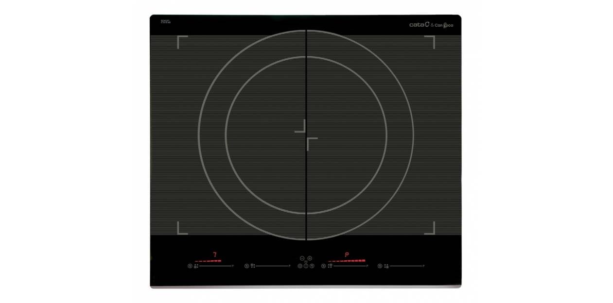 Placa de Inducción CATA GIGA 600 BK (Eléctrica - 59 cm - Negro)