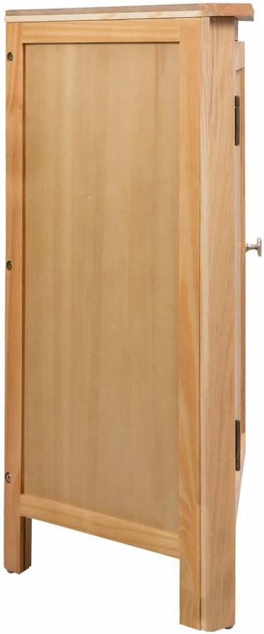 Armario VIDAXL canto Madera roble maciza (59x36x180 cm)