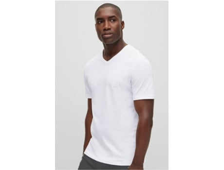 Camiseta HUGO BOSS Algodón Hombre (M - Blanco)