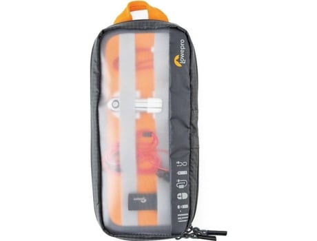 Estuche Lowepro Gearup pouch medium gris lp37139 bolsa organizadora de viaje color oscuro 28x4.5x14cm