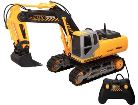 Teledirigido Mega Excavator naranja edad 3