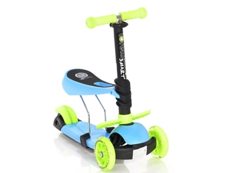 Scooter Infantil con Asiento SMART by Lorelli blue green