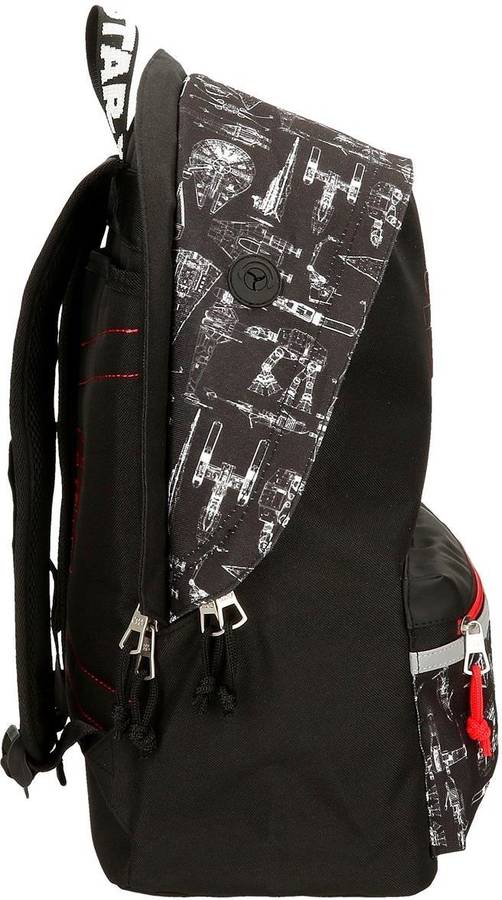 Mochila Escolar STAR WARS Space Mission Negro (31x44x17,5 cm)