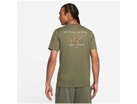 Camiseta de Hombre JORDAN Corta Flight Essential Verde (XL)