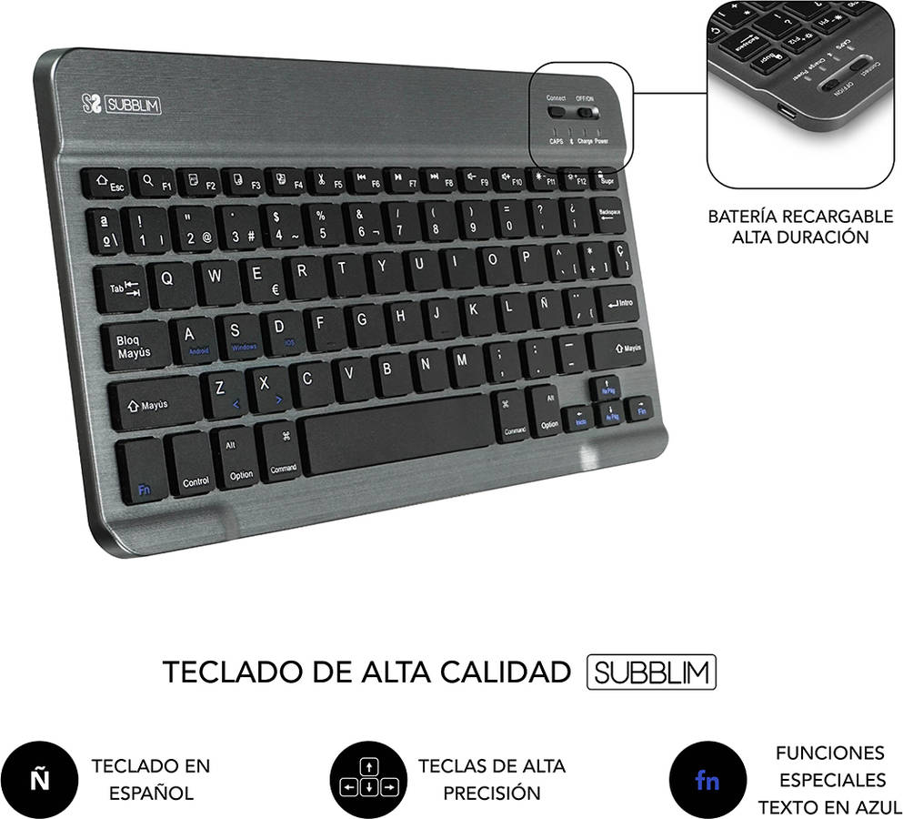 Tablet SUBBLIM Pro Bluetooth (Samsung - 10.1'' - Negro)