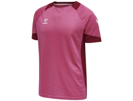 Camiseta de Hombre para Fútbol HUMMEL Lead Poly Rosa (10)