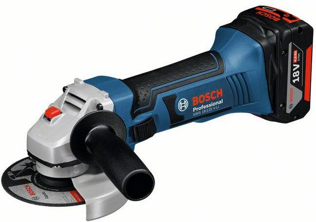 Bosch Professional Gws 18125 vli amoladora angular para metal batería 2 x 4.0 18v 10000 125