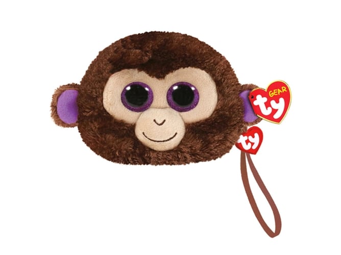 Peluche Monedero TY Beanie Boos Coconut Monkey 10 cm