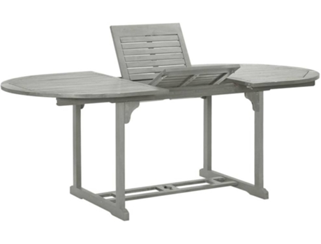 Mesa redonda plegable blanco Lifetime Ø152x75,5 cm