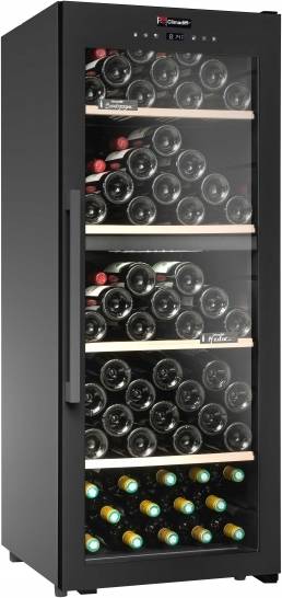 Vinoteca CLIMADIFF CD110B1 (110 botellas - Negro)