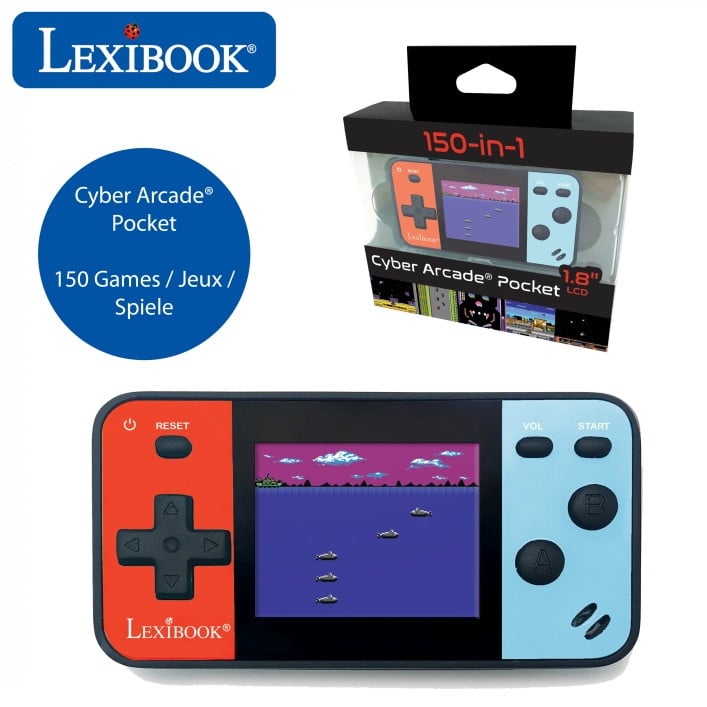 Lexibook Mini Cyber arcade pantalla 1.8 150 juegos