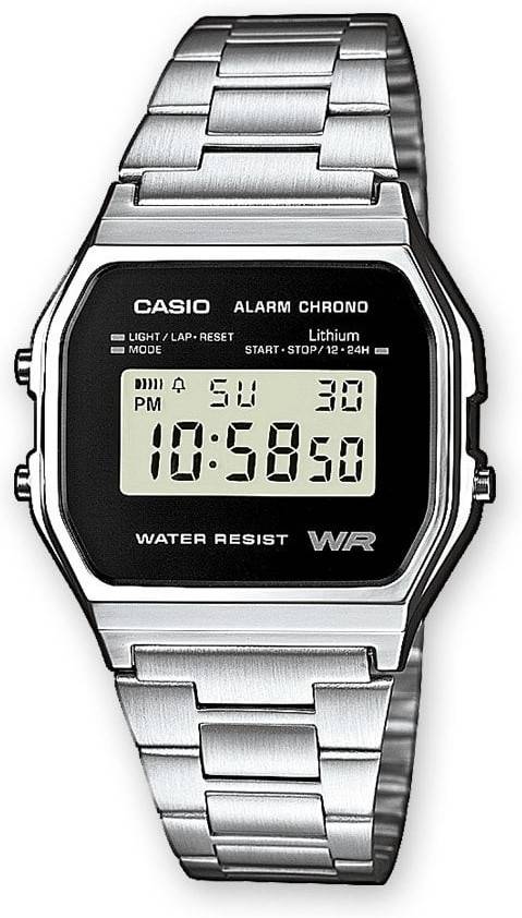 Reloj Digital CASIO Retro Hombre (Acero - Plateado)