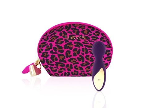 RS Essentials Mini masajeador de clítoris Lovely Leopard Morado RIANNE S