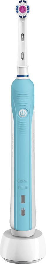 Cepillo de Dientes Eléctrico ORAL-B Pro 700 Azul y Blanco (20.000  rpm)