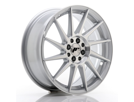 Llanta Japan Racing Jr22 17X7 Et 25 4X100 4X108 Cb 73,1 Silver