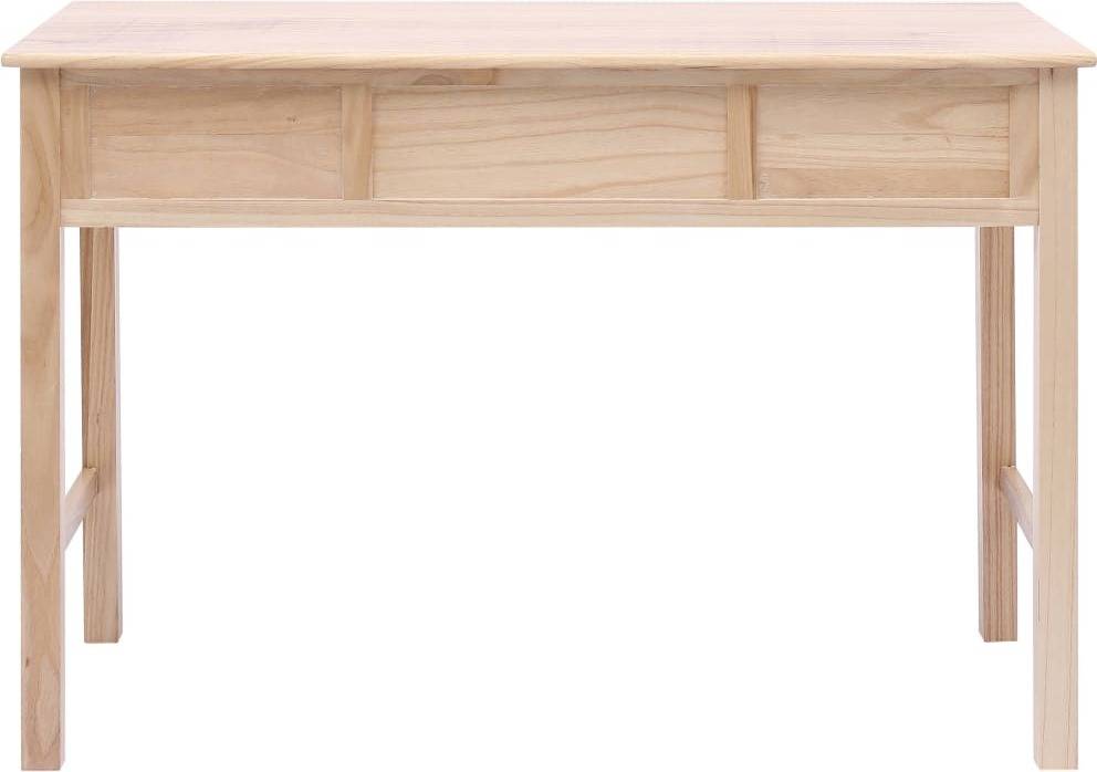 Vidaxl Escritorio Madera mobiliario decoración hogar modelo vintage mesa consola auxiliar elegante robusto color natural 110x45x76cm 110x45x76